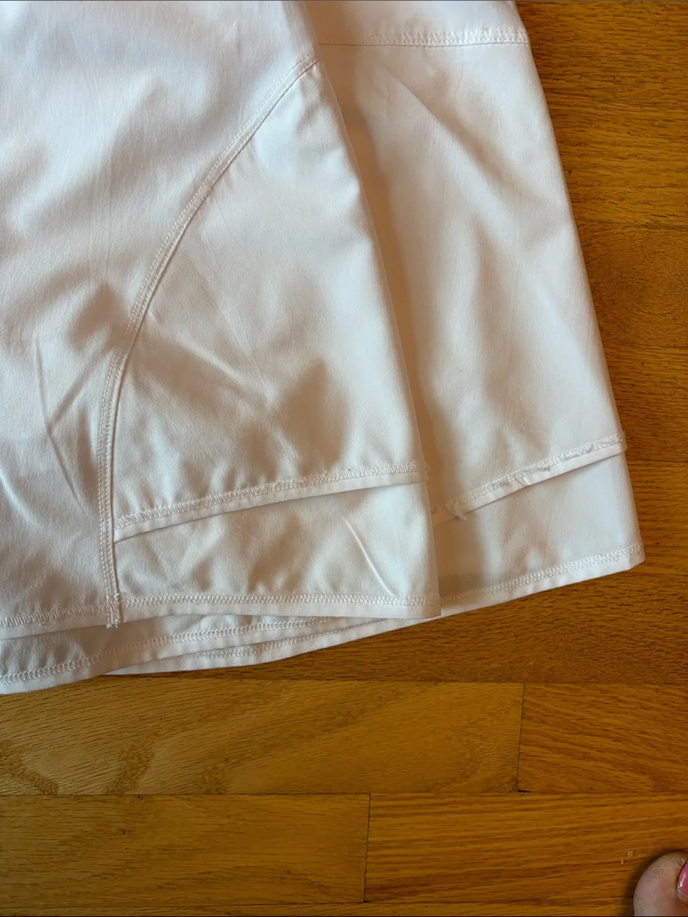 Kyodan White Athletic Skort with Subtle Logo